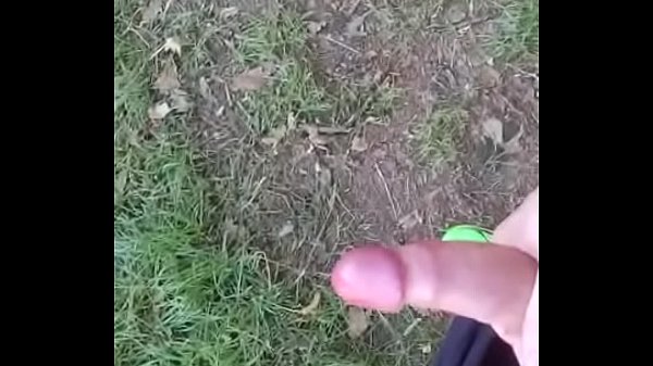 jack off outdoors