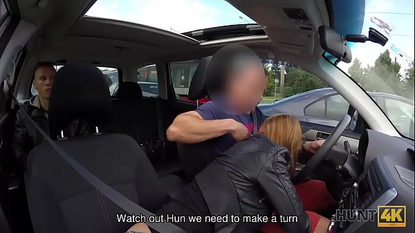 HUNT4K. Hotwife permits blonde woman Victoria Daniels touch strangers dick for cash