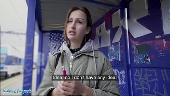 Public Agent she flashes her bosoms out to sort out the smoking cash