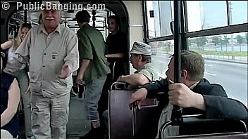 Insane extreme PUBLIC fuck-fest in a bus