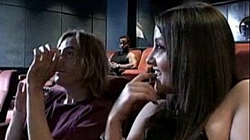 Nicole Parks Fucked by Black Man in Movie Theater Interracial